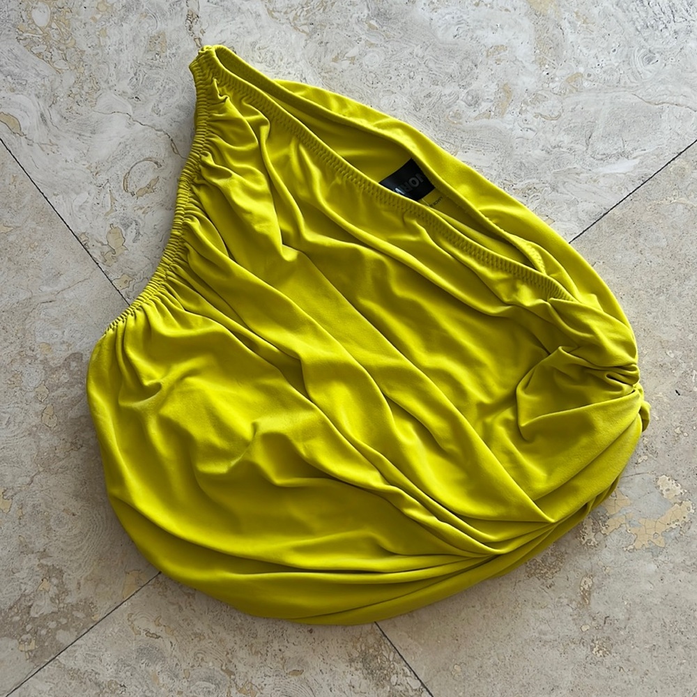 Norma kamali - S stretchy neon green / yellow